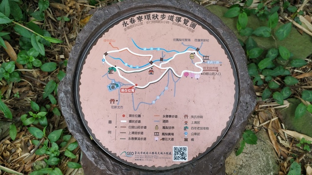 永春寮環狀步道導覽圖
