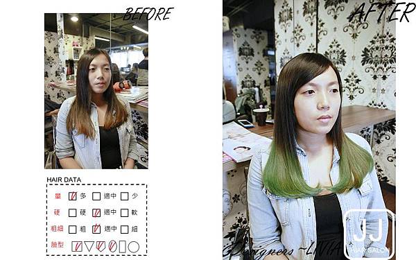 2014-2015染髮髮色.漸層.撞色女生髮型.台北市髮廊