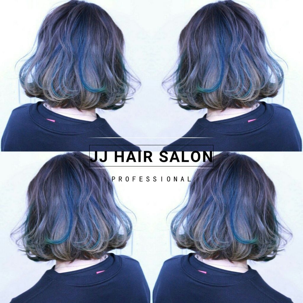 【2017染髮髮型】 歐美漸層染髮灰色.藍色系推薦桃園髮廊JJ HAIR SALON *燙髮*染髮*護髮*剪髮wssy_1484545111514