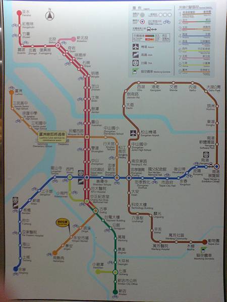 新的捷運路線圖 (營運公司的)