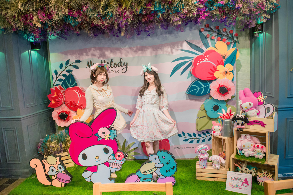 My Melody X Amandier 美樂蒂花草風期間限定咖啡廳