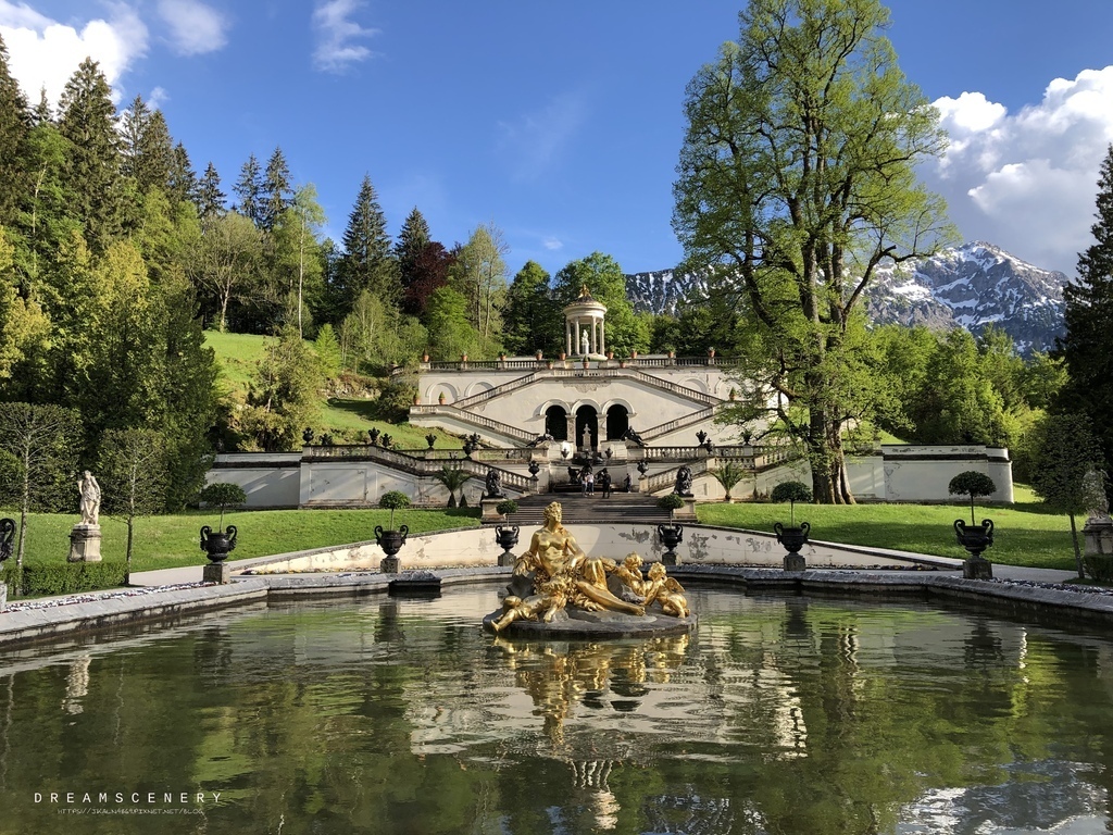 Lindenhof- Schloss Linderhof 維西路德二世皇宮