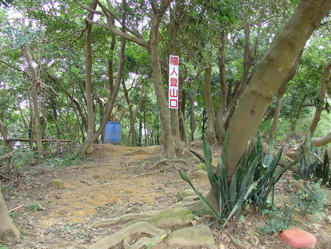 福人路上的登山口