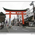 御香宮神社前的大鳥居