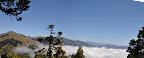 合歡東峰擁白雲