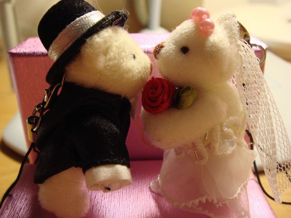 &lt;樂&gt;結婚小熊--kiss