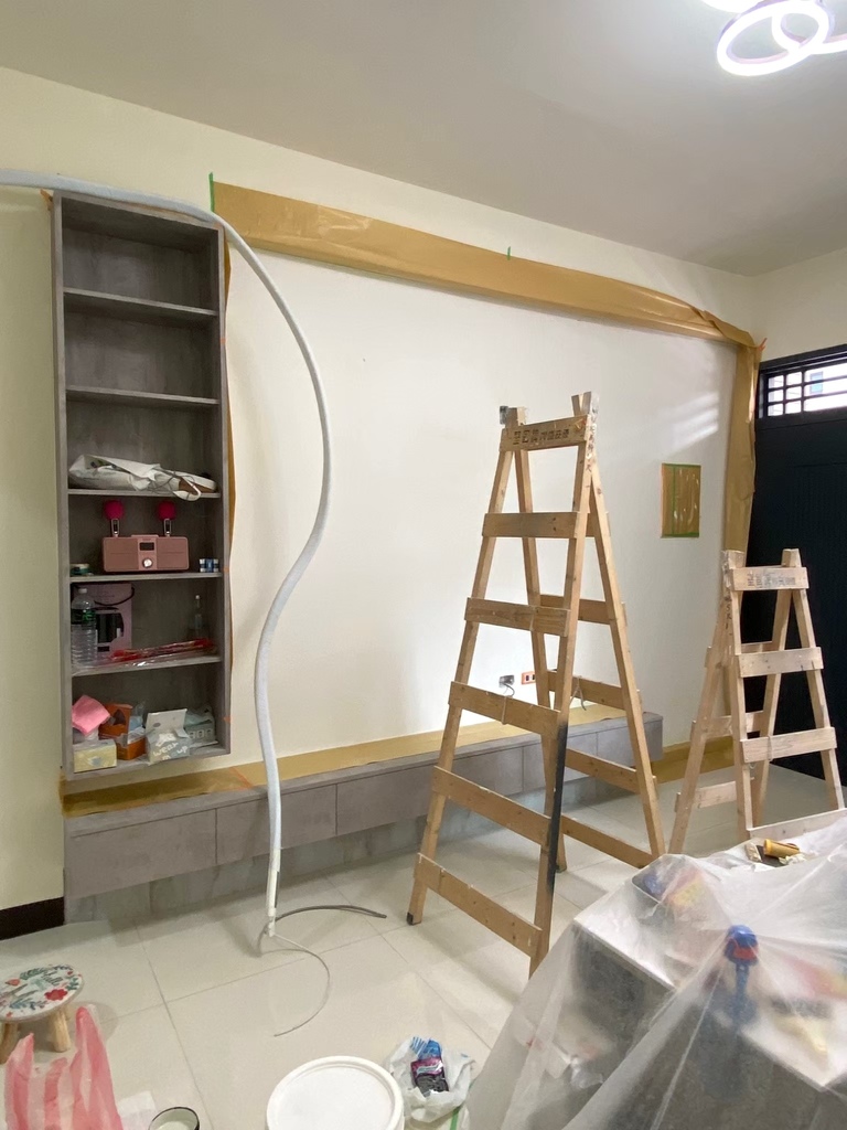 台南油漆推薦｜司曼特309工業風灰泥塗材｜藝勳油漆團隊｜呈現