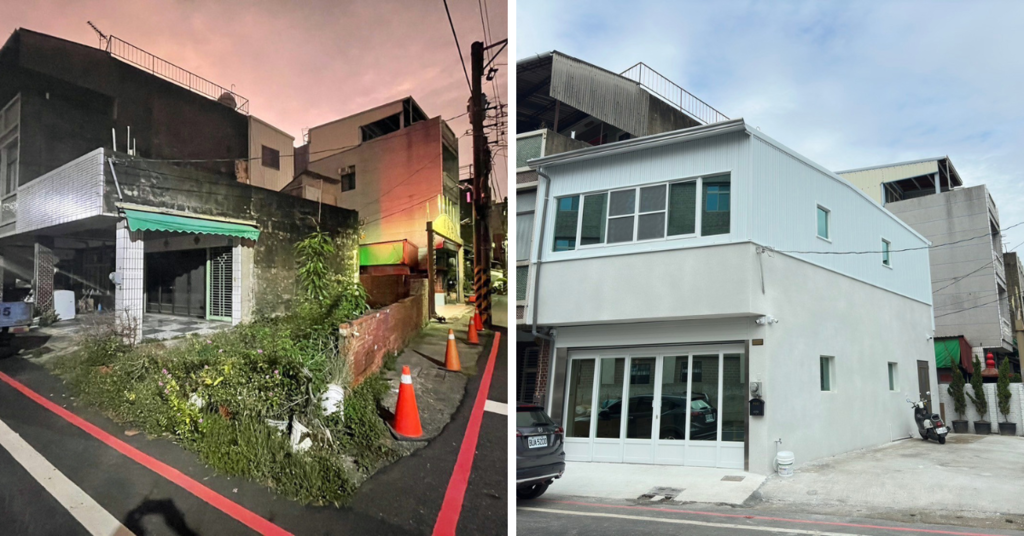 台南統包推薦【富川土木包工業】廢墟老屋翻修變身現代簡約辦公室