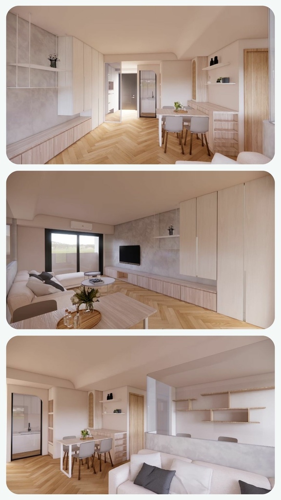 台中室內設計推薦│麥斯設計室內裝修│北歐×日式混搭裝潢│不浮