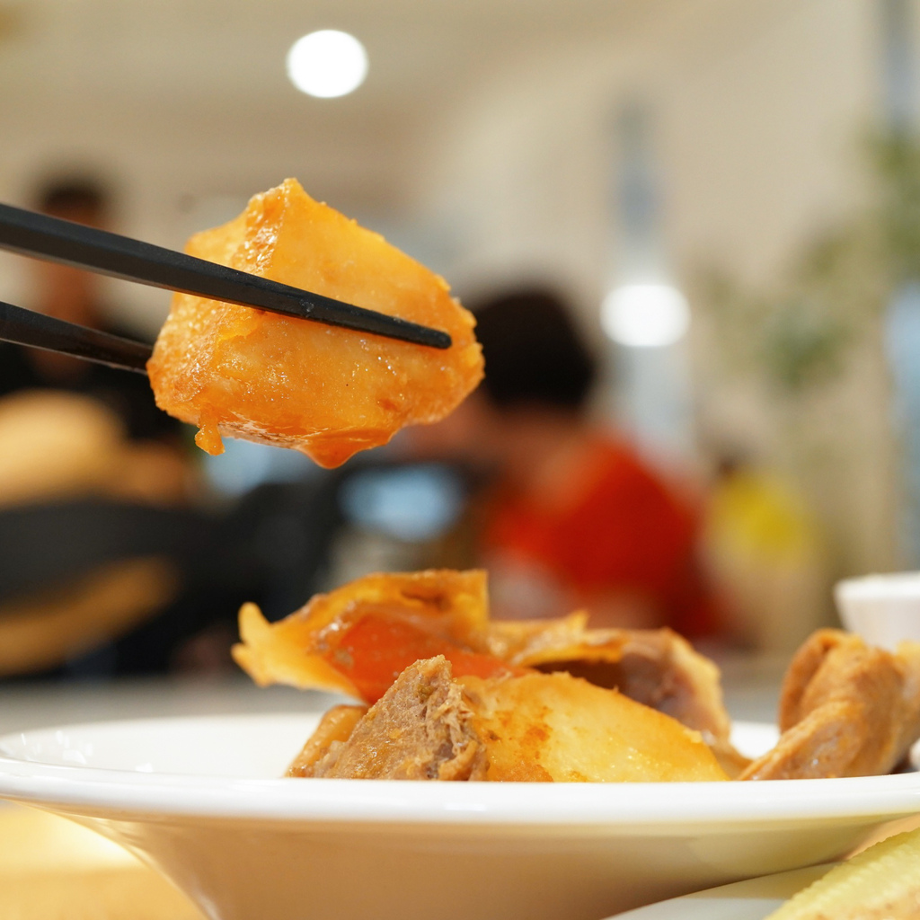 台南美食【寶煲餐飲】每日限量商業套餐｜份量剛好環境舒適｜馬鈴