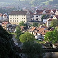 俯瞰Český Krumlov