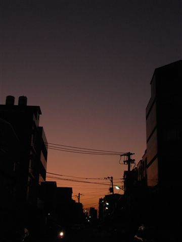 夕陽西下／冬天到來