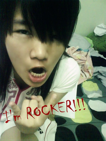 i am ROCKER!!! 我是洛克小姐！XD