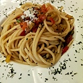 糜鹿蔬食館-spaghetti with pepper, asparagus and herbs