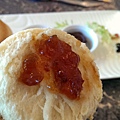 Scone with Victoria plum