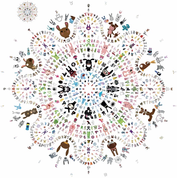 bunny mandala