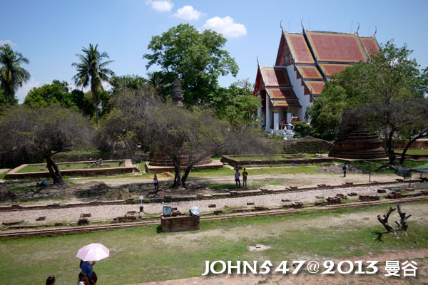 泰國 大城 Ayutthaya 阿育塔亞-19.帕席桑碧寺(Wat Phra Si San Phet)1