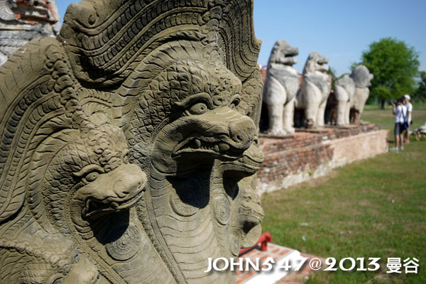 泰國 大城 Ayutthaya 阿育塔亞-24.塔米卡拉特寺 Wat Thammikarat11