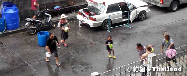 泰國潑水節Songkran Festival泰國新年街頭