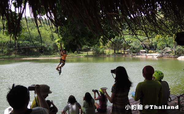 Tree Top Adventure Park山頂叢林冒險公園,緊張又刺激@泰國北碧府10.jpg