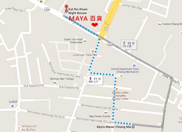 Akyra Manor Chiang Mai MAP