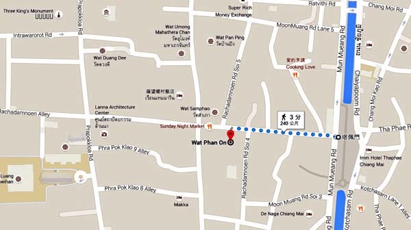 Wat Phan On chiang mai map.jpg