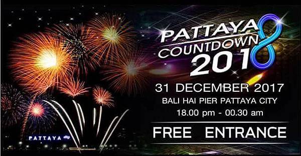 Bali Hai Pier Pattaya City new year eve