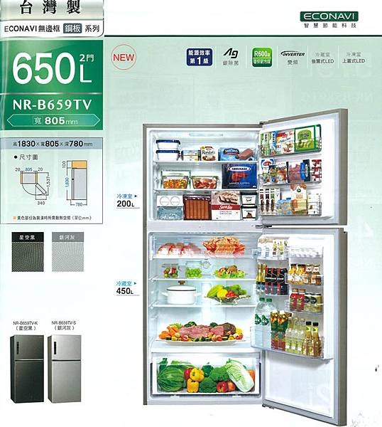 國際牌 650公升變頻雙門冰箱NR-B659TV-K.jpg