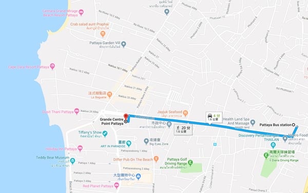 Grande Centre Point Pattaya Hotel MAP.jpg