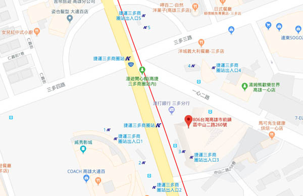 高雄VFS Global泰國簽證申請中心MAP.jpg