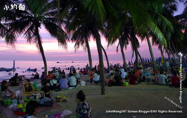 Bangsaen Beach sunset