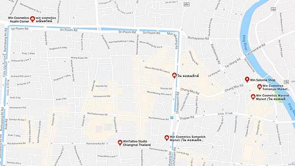 Chiang Mai Win Cosmetics Shops Map.jpg