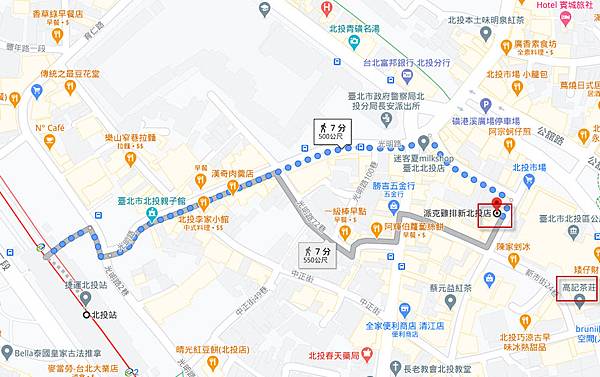 北投市場炸麻油鵝血MAP.jpg