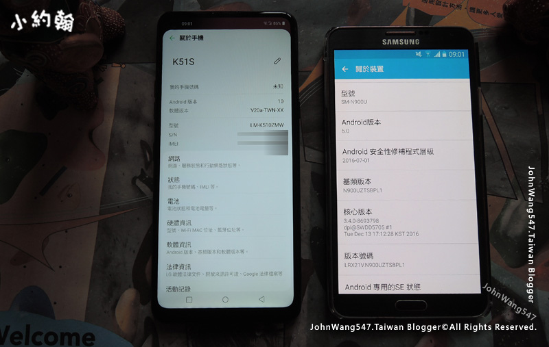 GALAXY Note 3 LTE與LG K51s作業系統.jpg