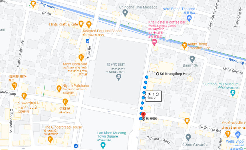 Sri Krungthep Hotel map.jpg