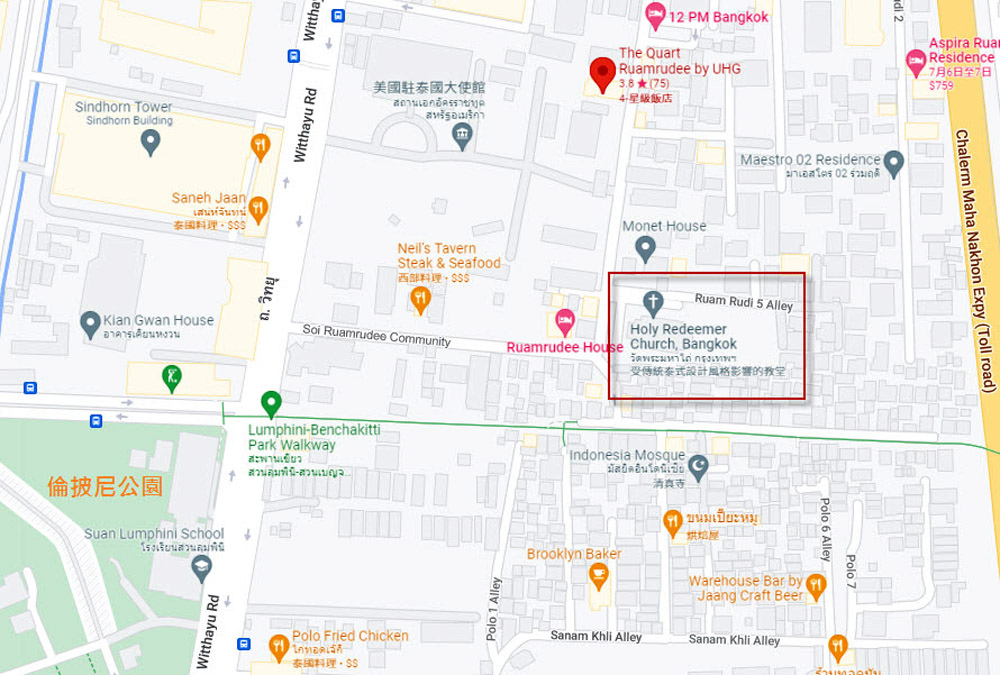 Holy Redeemer Church, Bangkok Map2.jpg