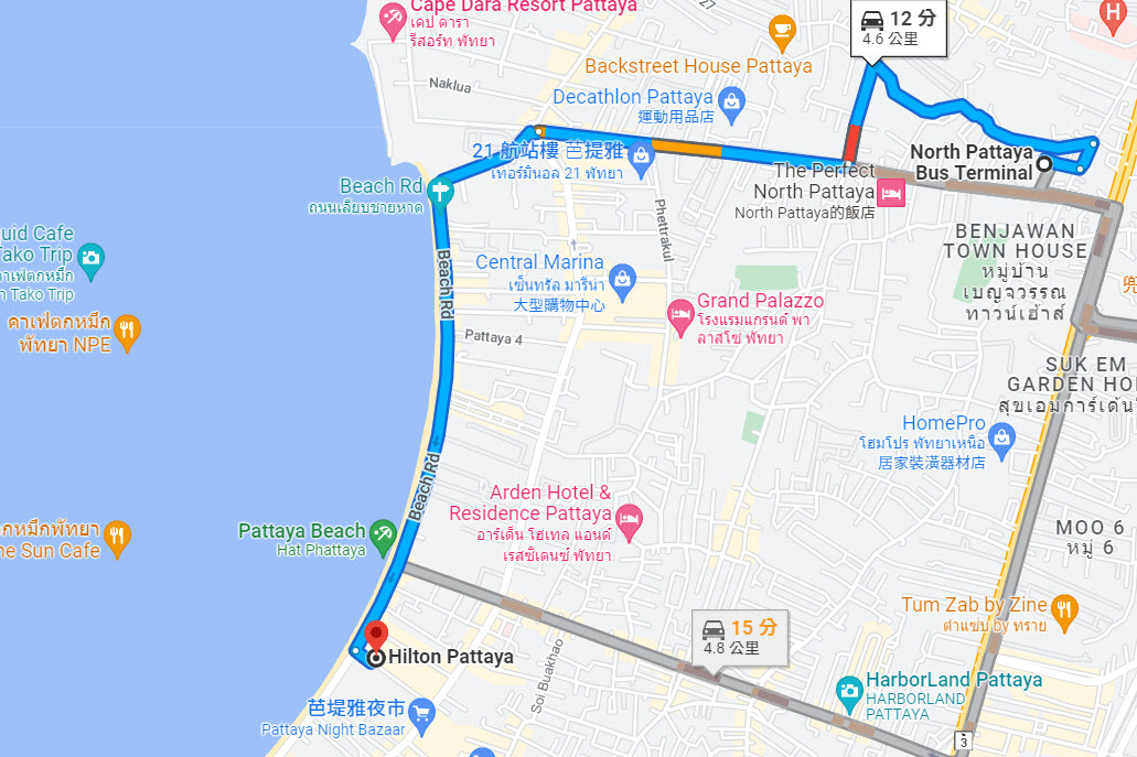 Hilton Hotel Pattaya希爾頓芭達雅飯店MAP2.jpg Hilton Hotel Pattaya希爾頓芭達雅飯店MAP2.jpg