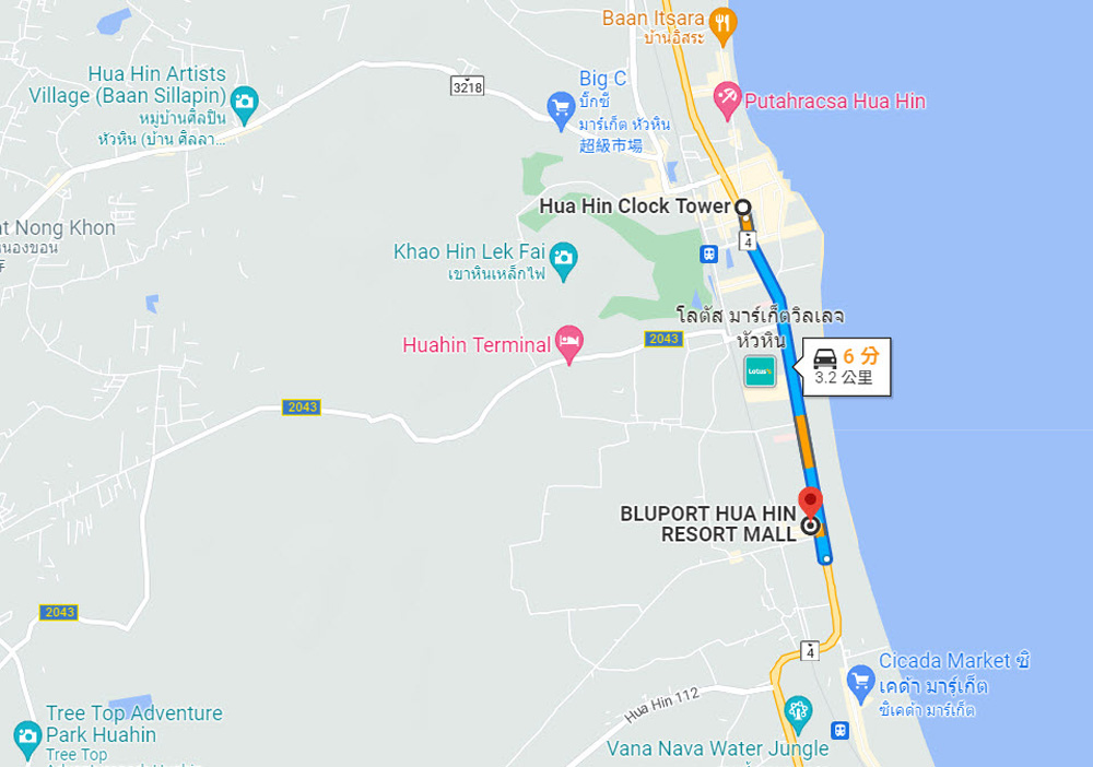 Bluport Hua Hin Resort Mall map.jpg