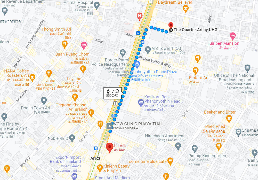 The Quarter Ari Hotel Bangkok MAP.jpg