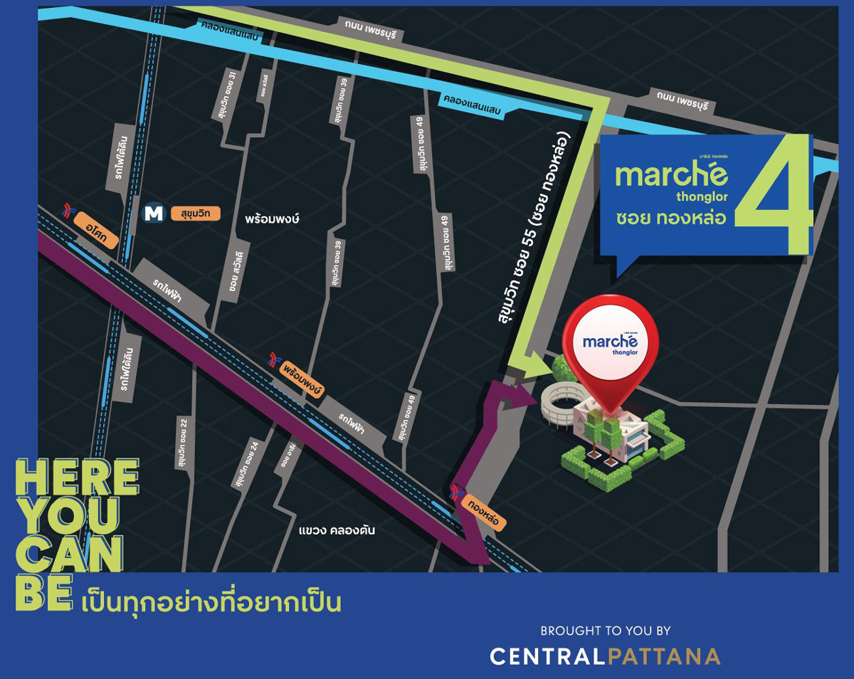 Marche Thonglor Central Pattana MAP.jpg