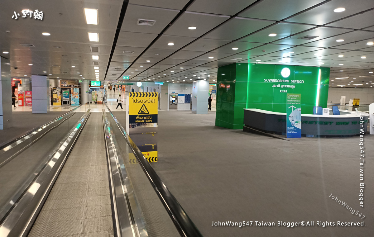 曼谷BKK機場B層地下一樓機場快線捷運位置Suvarnabhumi Airport.jpg