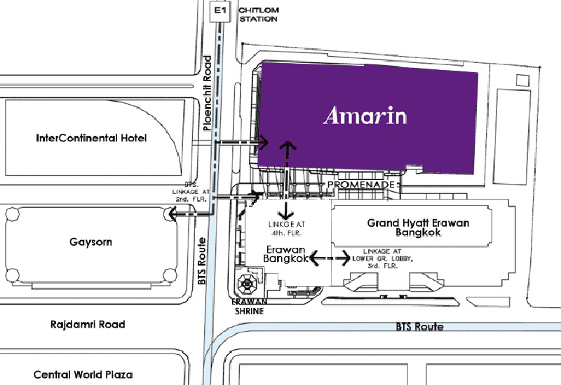 Amarin plaza Bangkok Chit Lom MAP.jpg