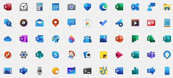 微軟將推新設計的Win10 iCon圖示.PNG