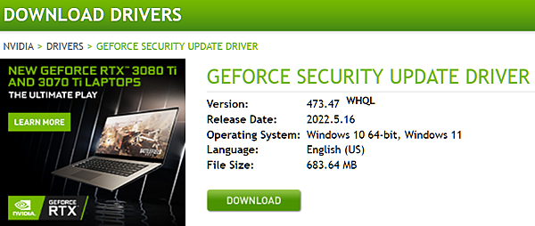 GeForce Security Update Driver473.47.PNG