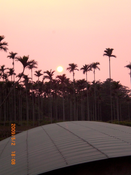 芬園的夕陽