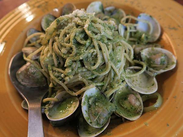 青醬蛤蜊義大利麵
