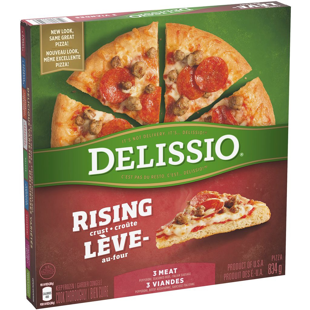 百味Pizza DELISSIO Rising Crust 3 Meat Pizza.jpg