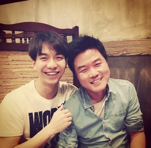 李昇基曬與羅永錫合照 笑容綻放親如兄弟 李昇基曬與羅永錫合照 笑容綻放親如兄弟