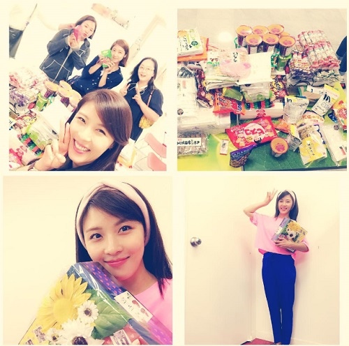 《愛你》河智苑曬粉絲禮物 日本零食琳瑯滿目 《愛你》河智苑曬粉絲禮物 日本零食琳瑯滿目
