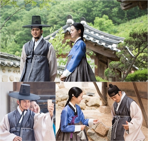 《獄中花》拍攝現場歡樂多 陳世娫高洙韓服玩自拍 《獄中花》拍攝現場歡樂多 陳世娫高洙韓服玩自拍